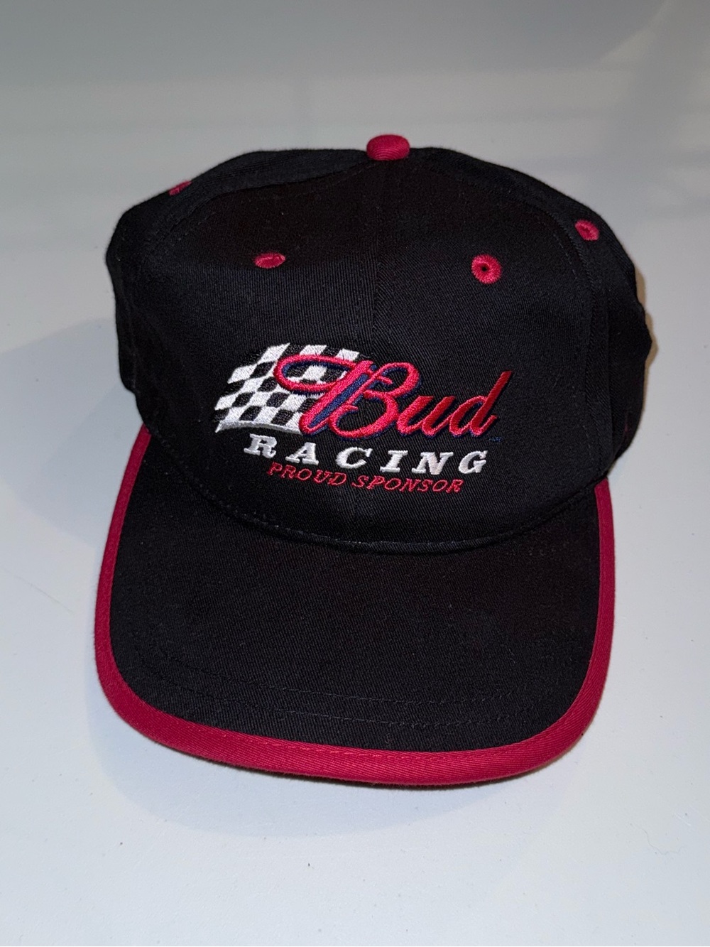 Vintage Budweiser Bud Racing hat